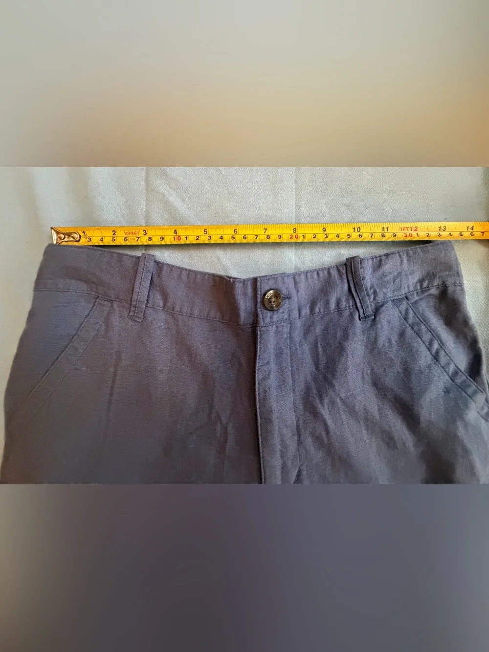 Janie & Jack Boys Chino Shorts Adjustable Waist Sz 14 Blue NWT